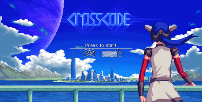 crosscode title screen