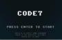 code 7 game title screen